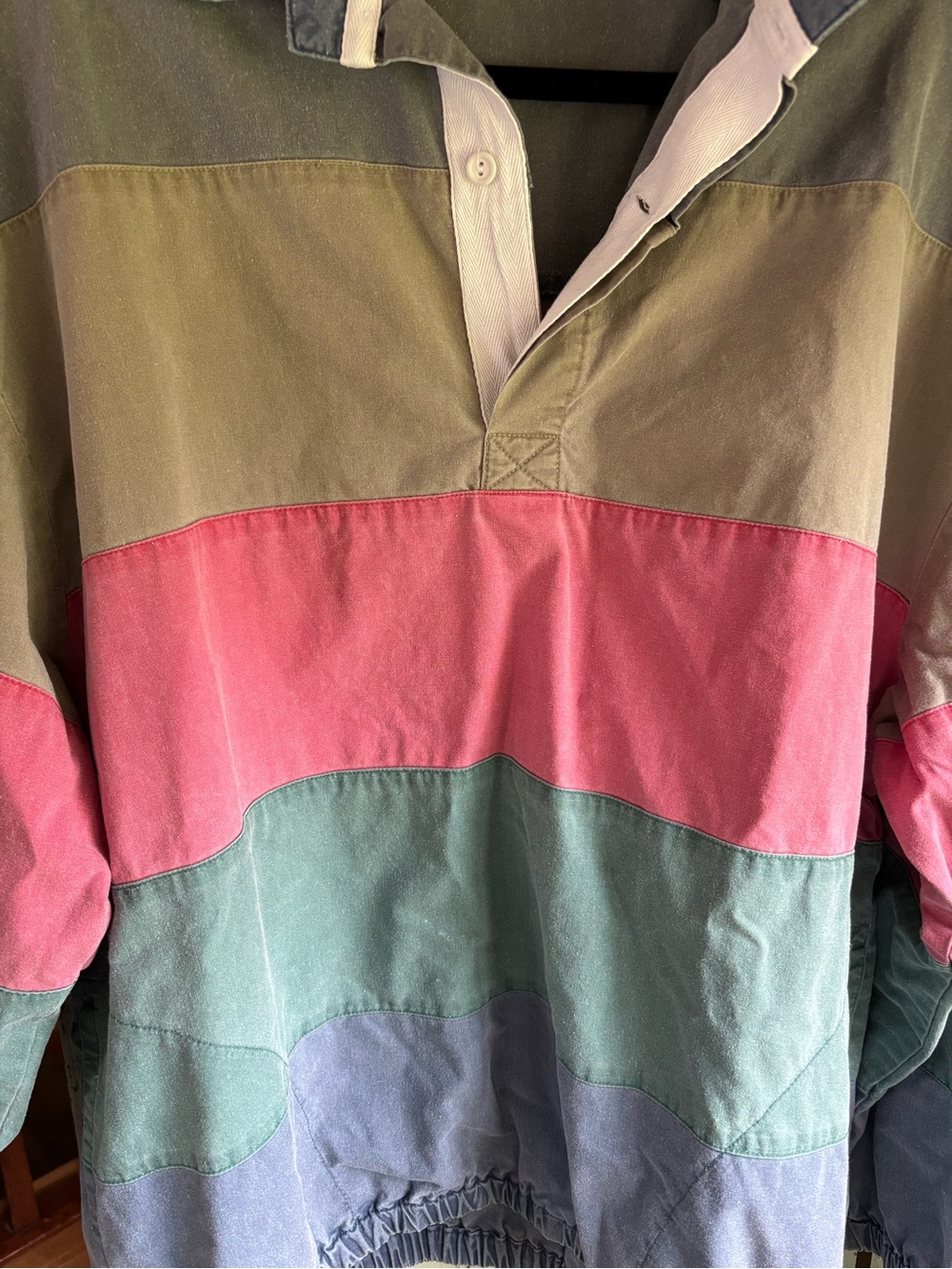 Norm Thompson Men's Colorblock Rugby Pullover - Picture 5 of 6